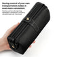 Convenient Washing Genuine Leather Makeup Tool Storage Bag