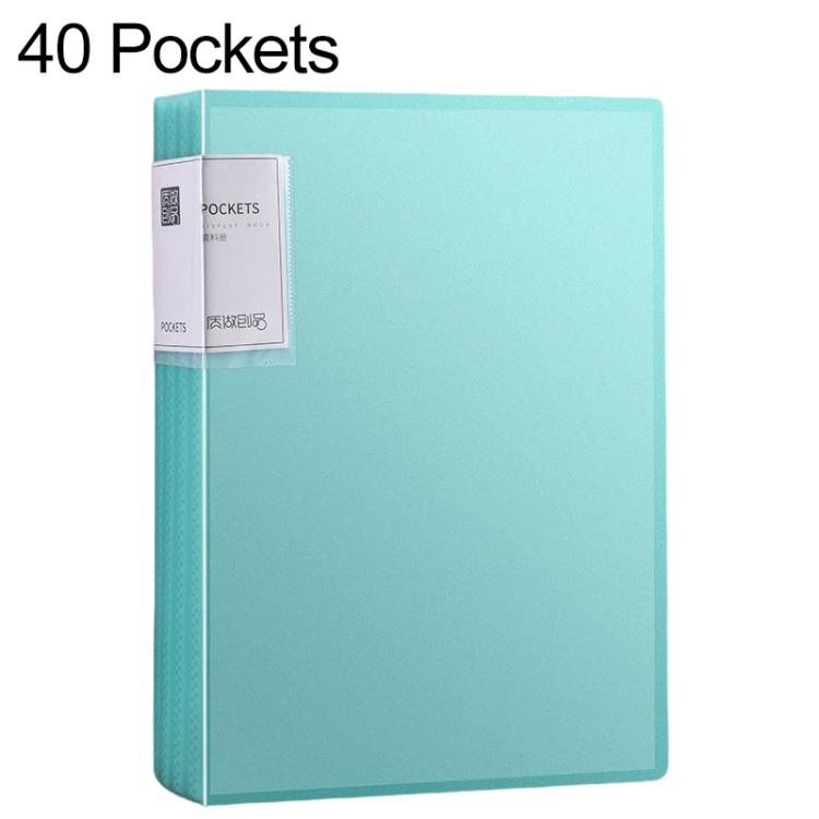 A4 Translucent Inner Pocket Document Storage Folder, 20 Pockets, 30 Pockets, 40 Pockets, 60 Pockets, 100 Pockets