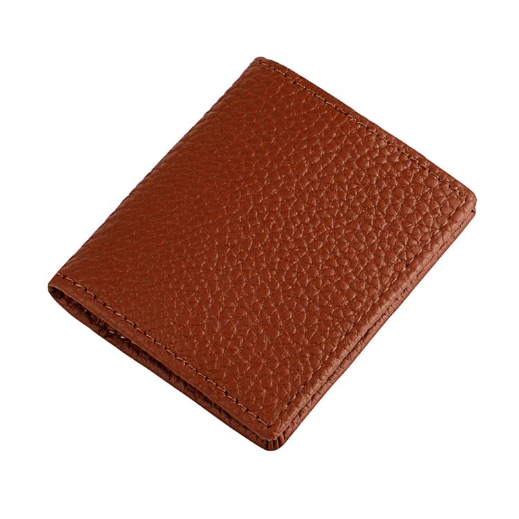 Buckle Storage Top-grain Cowhide Coin Purse