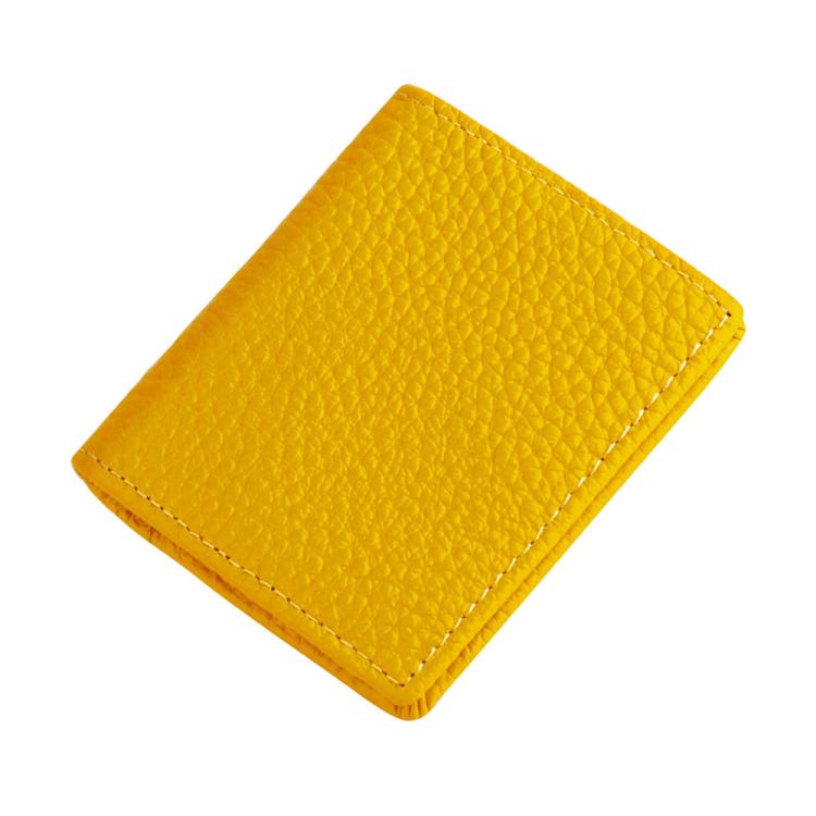 Buckle Storage Top-grain Cowhide Coin Purse