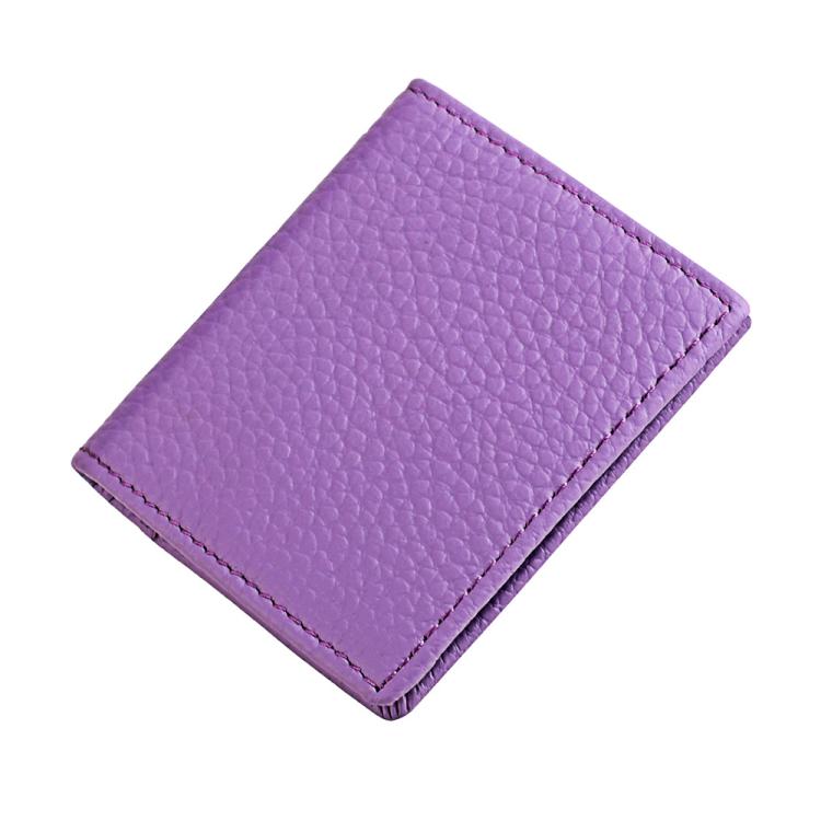 Buckle Storage Top-grain Cowhide Coin Purse