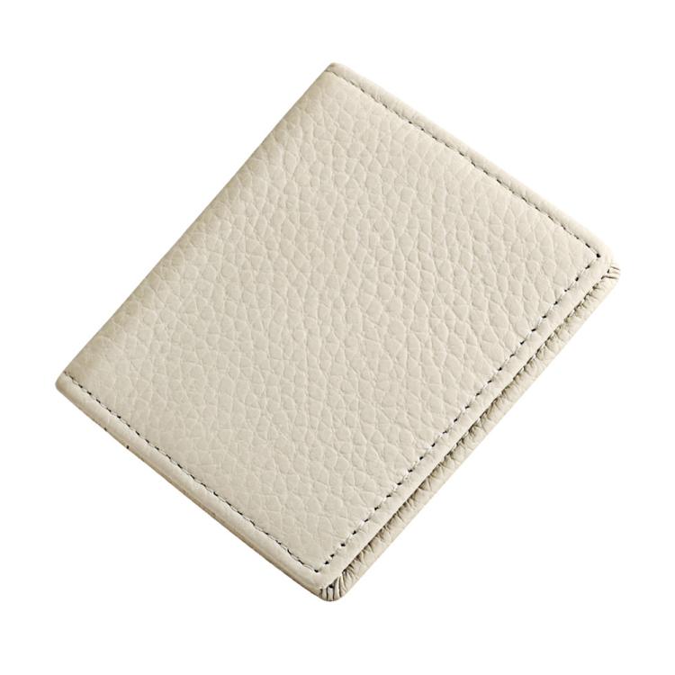 Buckle Storage Top-grain Cowhide Coin Purse