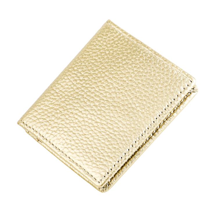 Buckle Storage Top-grain Cowhide Coin Purse