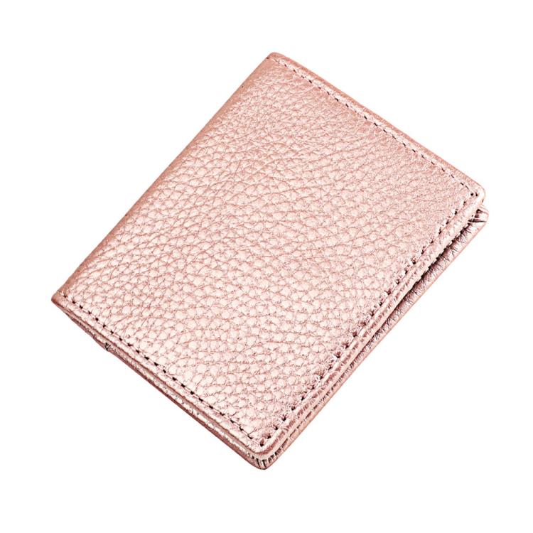 Buckle Storage Top-grain Cowhide Coin Purse