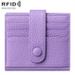 KB90 Genuine Leather RFID Multi-Card Buckle Card Bag