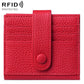 KB90 Genuine Leather RFID Multi-Card Buckle Card Bag