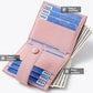 KB90 Genuine Leather RFID Multi-Card Buckle Card Bag
