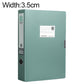 PP Thickened A4 Foldable File Storage Box, 2.0cm, 3.5cm, 5.5cm, 7.5cm
