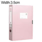 PP Thickened A4 Foldable File Storage Box, 2.0cm, 3.5cm, 5.5cm, 7.5cm