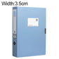 PP Thickened A4 Foldable File Storage Box, 2.0cm, 3.5cm, 5.5cm, 7.5cm