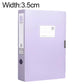 PP Thickened A4 Foldable File Storage Box, 2.0cm, 3.5cm, 5.5cm, 7.5cm
