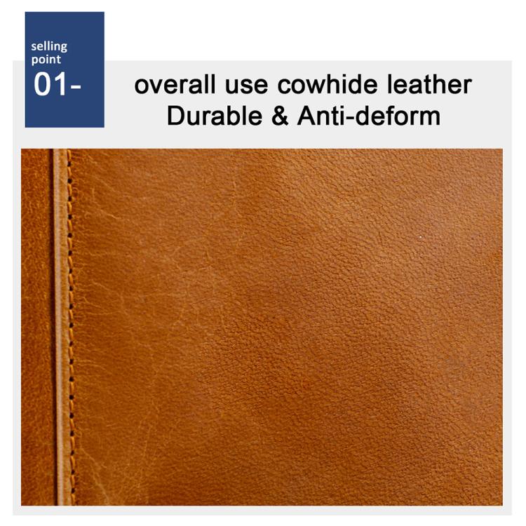 Men RFID Top-grain Cowhide Wallet