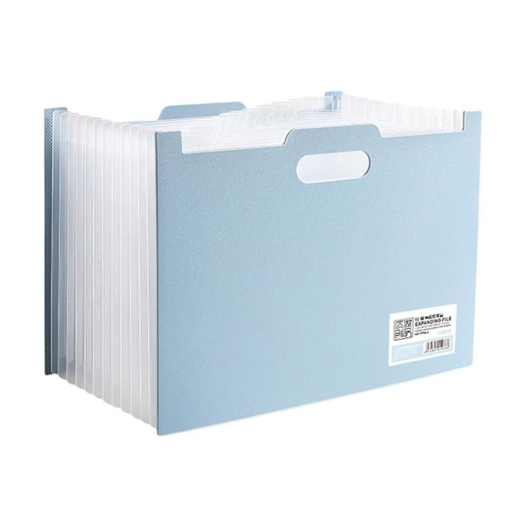 A4 Portable Multiple Compartments File Folder with Index Tabs