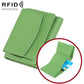 Women RFID Short Genuine Leather Wallet