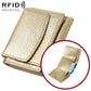 Women RFID Short Genuine Leather Wallet