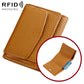 Women RFID Short Genuine Leather Wallet