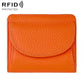 Simple RFID Genuine Leather Mini Wallet