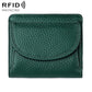 Simple RFID Genuine Leather Mini Wallet