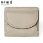 Simple RFID Genuine Leather Mini Wallet