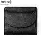 Simple RFID Genuine Leather Mini Wallet