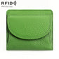 Simple RFID Genuine Leather Mini Wallet