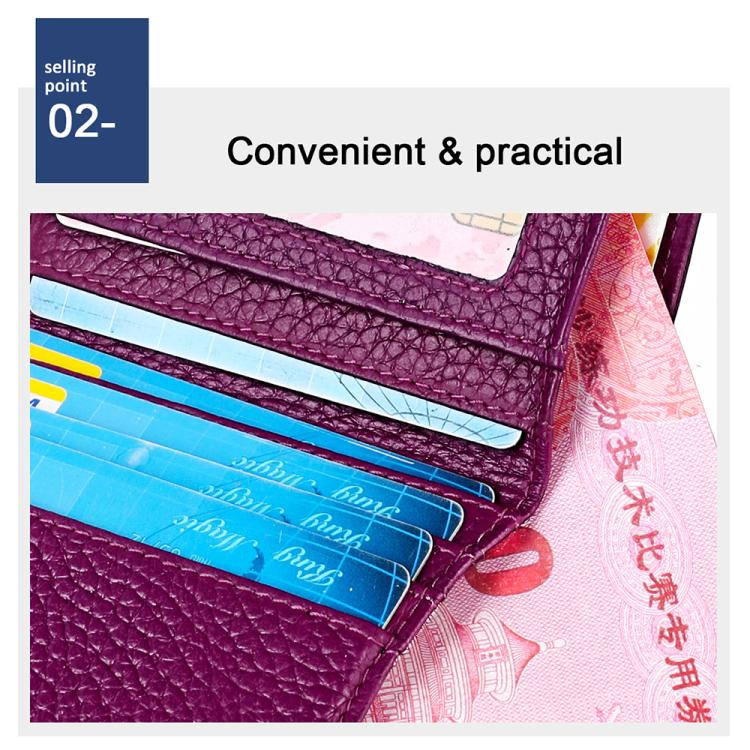 Simple RFID Genuine Leather Mini Wallet