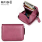 KB228 RFID Genuine Leather Zipper Storage Bag