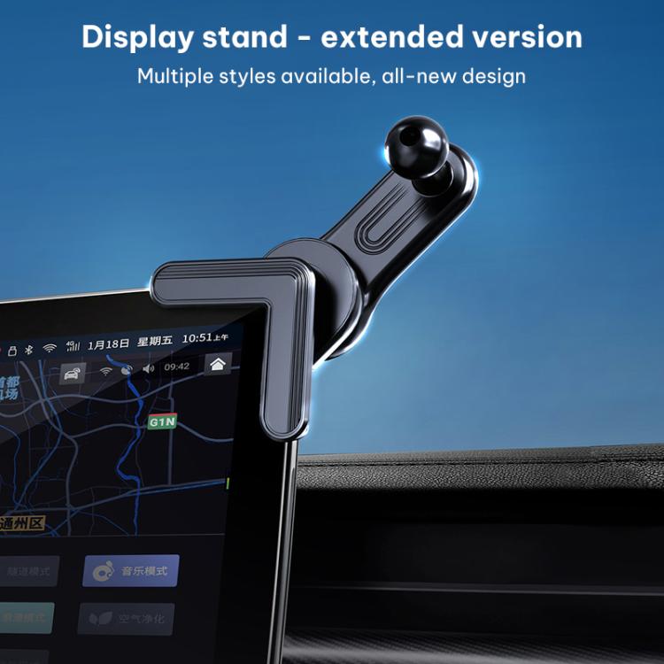 Car Display Screen Extension Rod Phone Holder Base