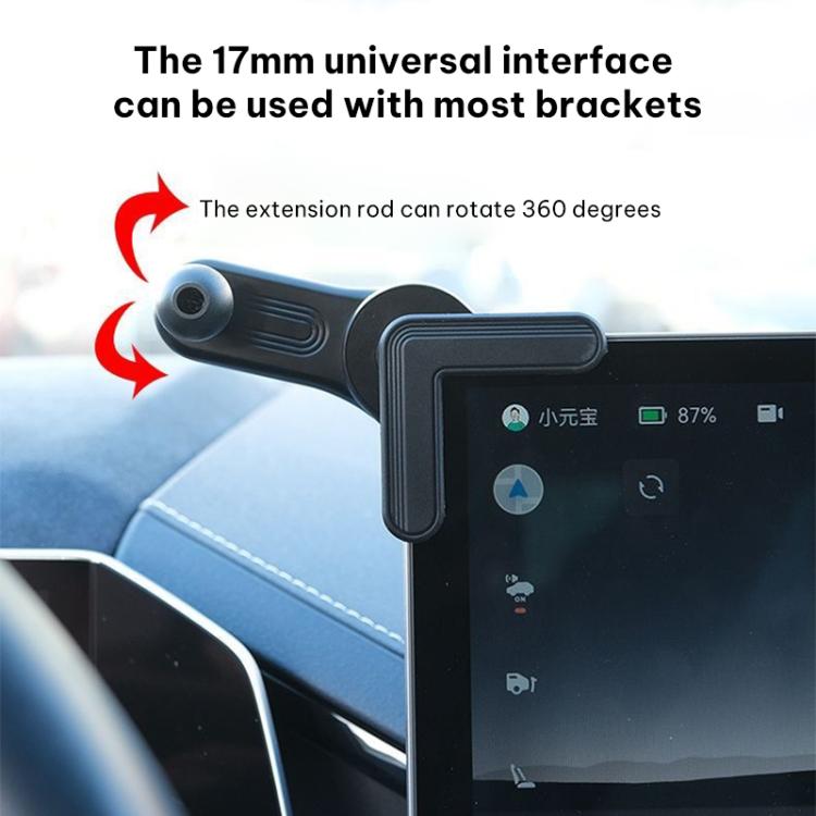 Car Display Screen Extension Rod Phone Holder Base