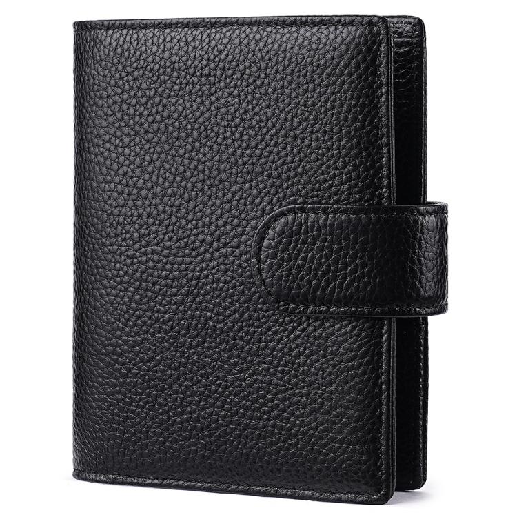 Litchi Pattern A7 Loose Leaf Notebook Passport Holder