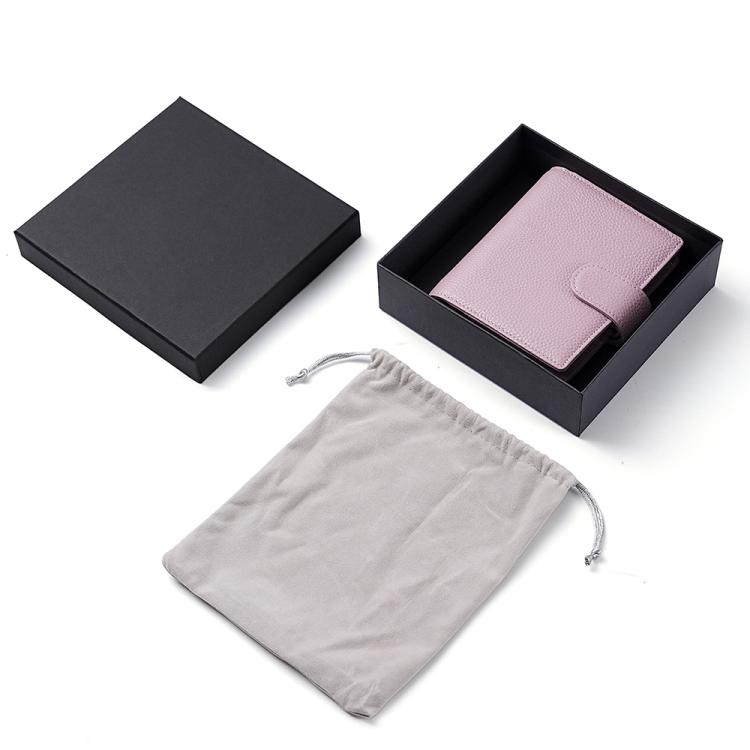 Litchi Pattern A7 Loose Leaf Notebook Passport Holder
