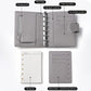 Litchi Pattern A7 Loose Leaf Notebook Passport Holder
