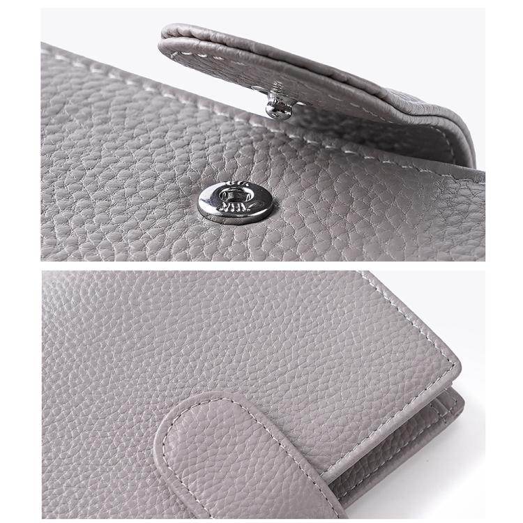 Litchi Pattern A7 Loose Leaf Notebook Passport Holder