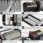 Electric winch with galvanized steel wire rope, waterproof enclosure, and control box
