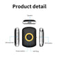 GPS tracker showing side buttons, SIM card slot, SOS button, and LED ring detail