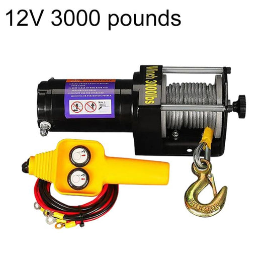 Manual Operation Handle Switch Car Electric Winch, 12V 3000 Lbs, 12V 3500 Lbs, 12V 4000 Lbs, 12V 4500 Lbs, 24V 3000 Lbs, 24V 3500 Lbs, 24V 4000 Lbs, 24V 4500 Lbs