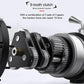 Electric winch with manual handle switch, 9-tooth clutch gear detail