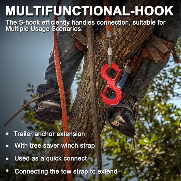 Car Integrated Multi-functional High-strength S-shaped Trailer Tow Hook Hitch