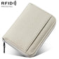 Mini RFID Anti-theft Genuine Leather Zipper Card Bag