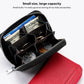 Mini RFID Anti-theft Genuine Leather Zipper Card Bag