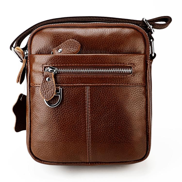 Men Casual Genuine Leather Crossbody Shoulder Bag