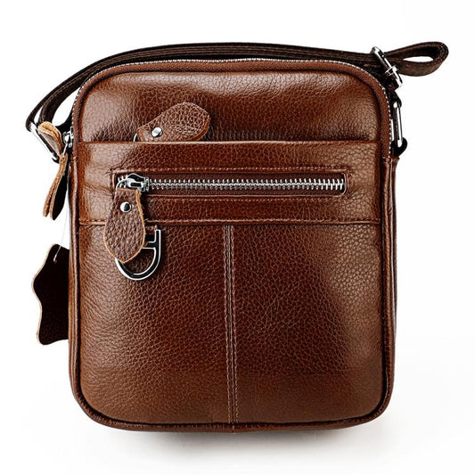 Men Casual Genuine Leather Crossbody Shoulder Bag