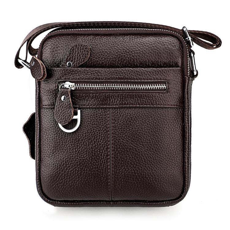 Men Casual Genuine Leather Crossbody Shoulder Bag