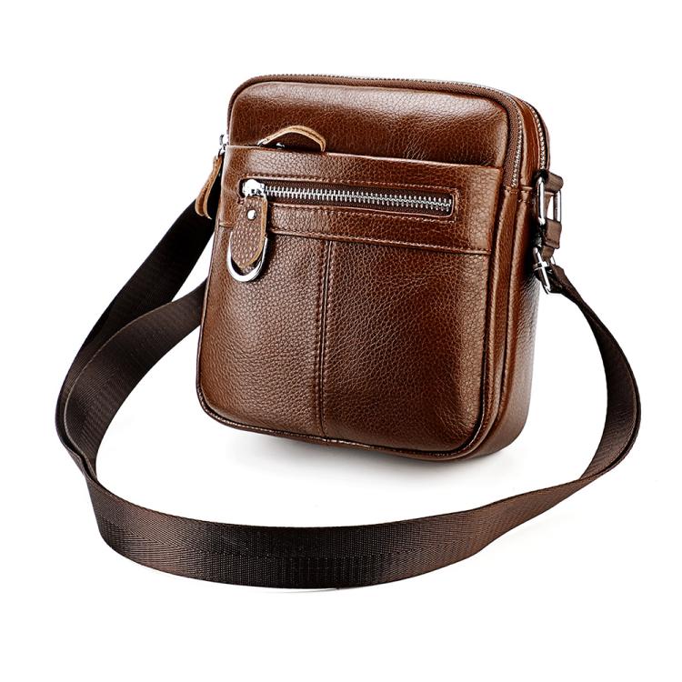 Men Casual Genuine Leather Crossbody Shoulder Bag
