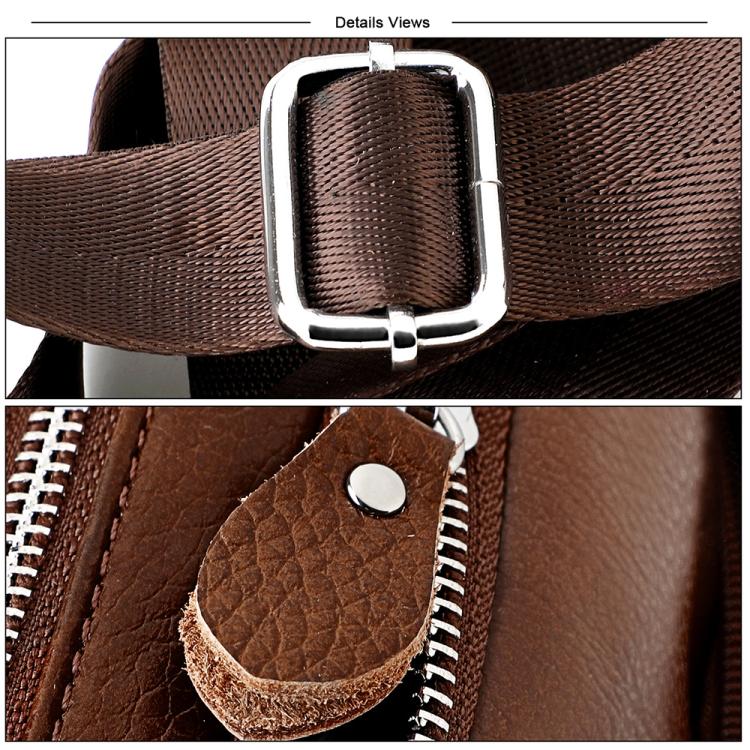 Men Casual Genuine Leather Crossbody Shoulder Bag