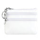 Genuine Leather Double Zipper Key Coin Purse