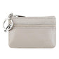 Genuine Leather Zipper Key Coin Purse