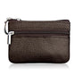 Genuine Leather Zipper Key Coin Purse