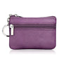 Genuine Leather Zipper Key Coin Purse