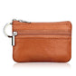Genuine Leather Zipper Key Coin Purse